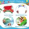 24 Pcs Summer Hawaiian Party Favors Paper Luau Head Boppers Tiki Aloha Boppers Funny Hawaiian Headband Tropical Flamingo Pineapple Palm Tree Summer Beach Party Favors Pool Photo Booth Props